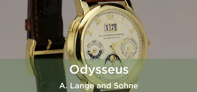 Odysseus A. Lange and Sohne